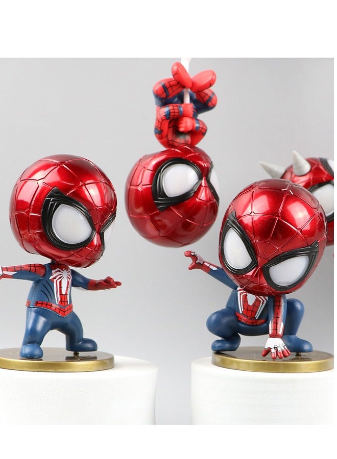 5-Piece Action Figures Sets , Anime Cartoon Small Figurines Toys, Collectible Ornaments for Birthday Holiday Party Favors Supplies, Cake Cupcake Toppers, Car, Micro Landscape - Image 4