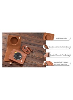 General Mini Shot 3 Retro case, Kodak Mini Shot 3 Retro PU leather case, Kodak C300R camera carrying case with charging port  - Image 2