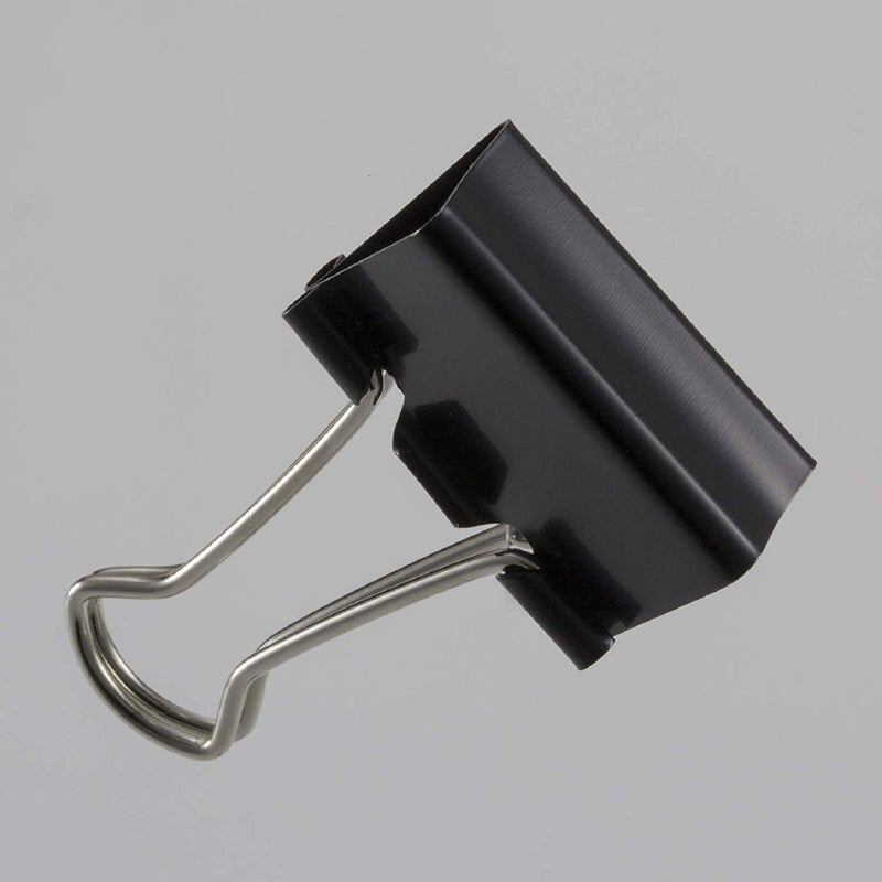 Officemate Medium Binder Clips, Black, 12 count (Pack of 12) - Image 3