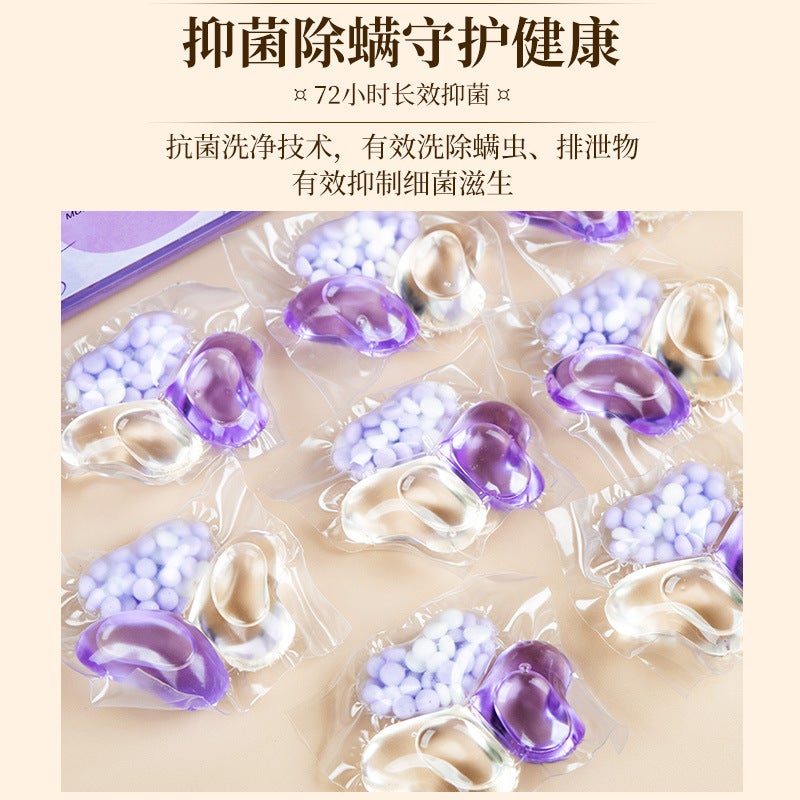 Spot Three-In-One Boxed Laundry Beads, Fragrance Beads, Long-Lasting Fragrance Laundry Beads, Smooth And Mite-Removing Multi-Effect Laundry Detergent - Image 1