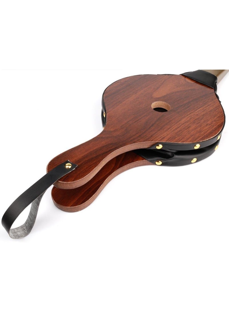 Z-COLOR 1PCS البني الخشب الموقد Bellows 15 "x 6.5" في الهواء الطلق مروحة الهواء المنفخ - Image 2