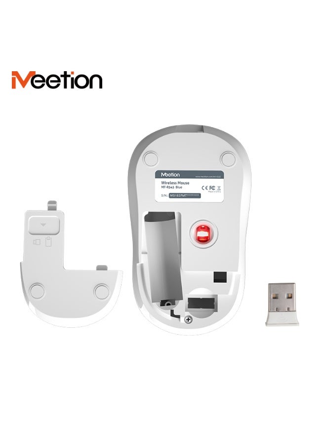 Meetion Wireless Mouse R545 Automatic sleep power saving Suitable for right/left hands users 2.4GHz USB Nano receiver included (range up to 10m) - Image 5