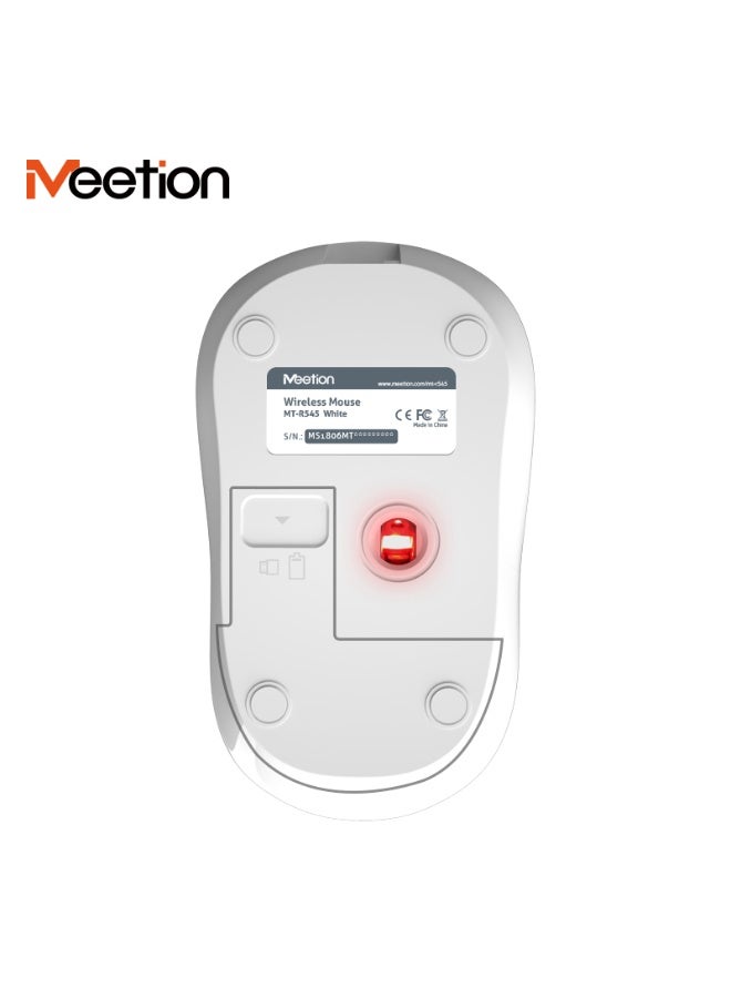 Meetion Wireless Mouse R545 Automatic sleep power saving Suitable for right/left hands users 2.4GHz USB Nano receiver included (range up to 10m) - Image 4