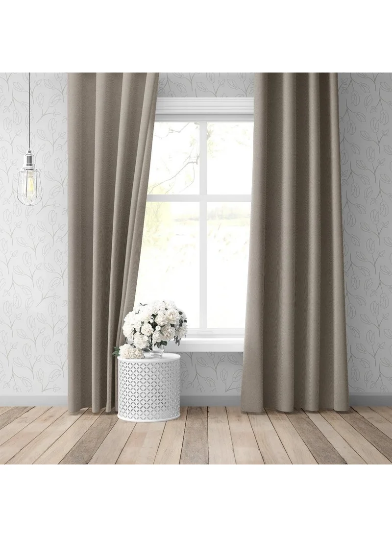 Altın Pamuk Golden Cotton Luxury Blackout Lightproof Stone Blackout Curtain Pleatless Enxboy Option