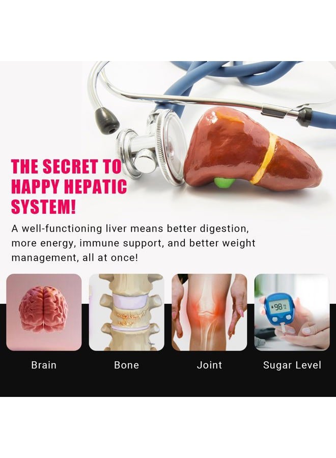 Ancient Bliss Liver Love - Liver Detox, Liver Cleanse Detox Repair, Liver Support, Liver Supplement, Milk Thistle Liver Detox, Everyday Liver Vitamins for Women and Men (60 Capsules) - Image 4