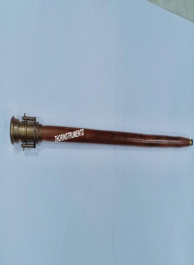 THOR INSTRUMENTS Collectible Antique Finish Brass Telescope Spyglass Walking Stick Cane Three Fold Rustic Vintage Home Decor Gifts - Image 2