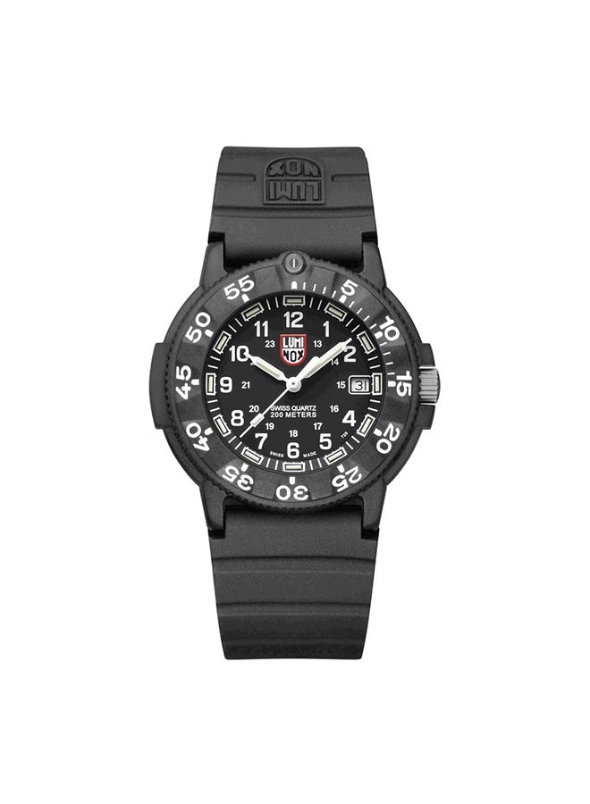 Luminox Unisex Analog Round Shape Rubber Wrist Watch XS.3001.F - 43 Mm - Image 1