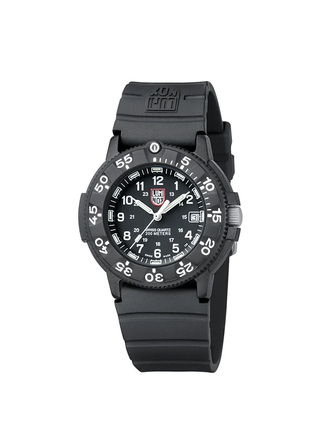 Luminox Unisex Analog Round Shape Rubber Wrist Watch XS.3001.F - 43 Mm
