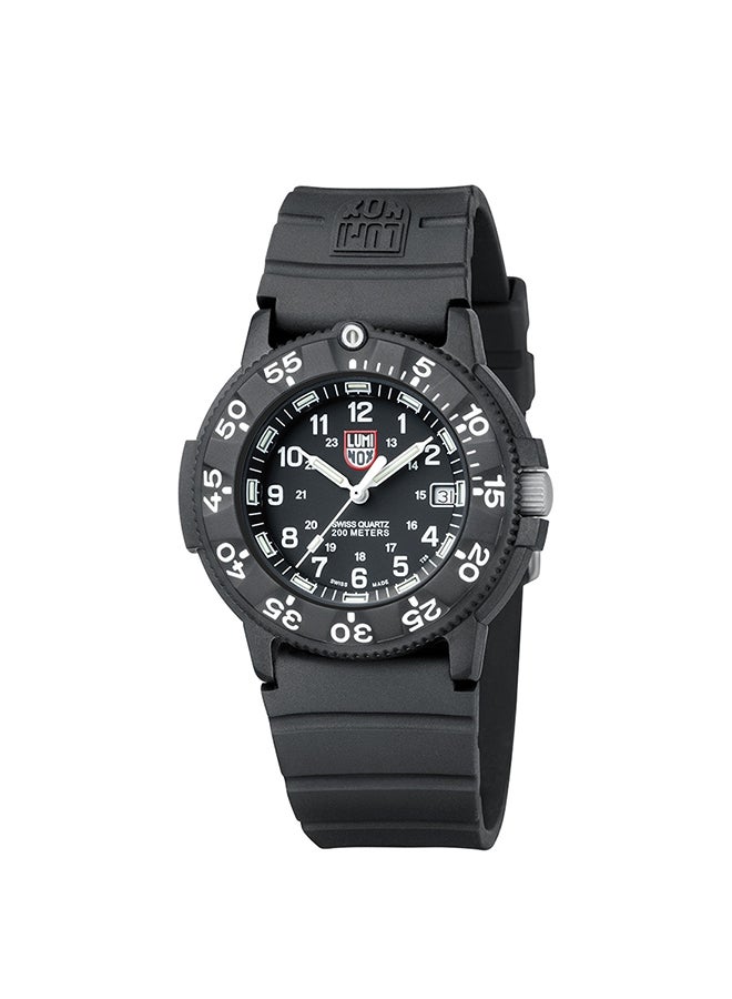 Luminox Unisex Analog Round Shape Rubber Wrist Watch XS.3001.F - 43 Mm - Image 3
