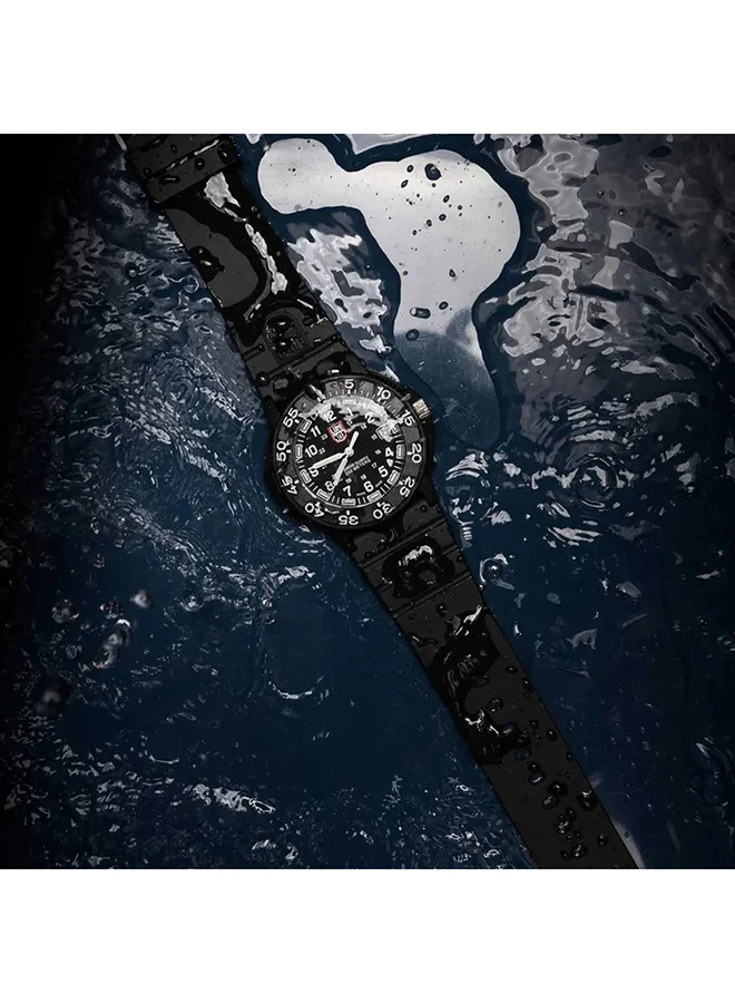 Luminox Unisex Analog Round Shape Rubber Wrist Watch XS.3001.F - 43 Mm