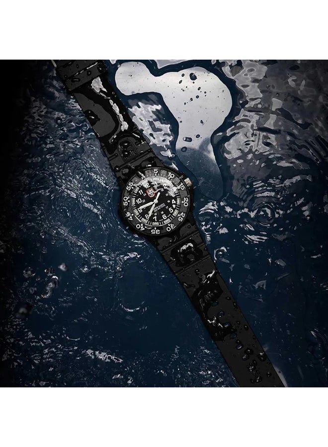 Luminox Unisex Analog Round Shape Rubber Wrist Watch XS.3001.F - 43 Mm - Image 4