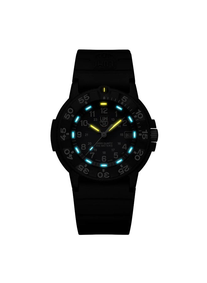 Luminox Unisex Analog Round Shape Rubber Wrist Watch XS.3001.F - 43 Mm - Image 2