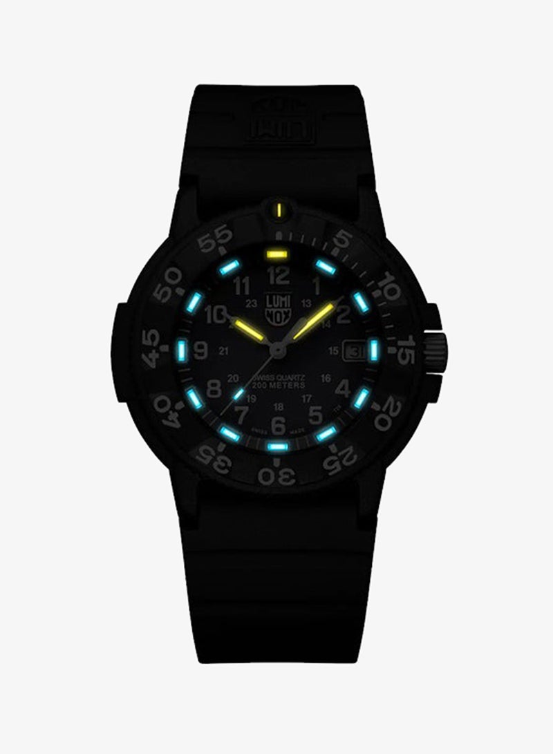 Luminox Unisex Analog Round Shape Rubber Wrist Watch XS.3001.F - 43 Mm - Image 2