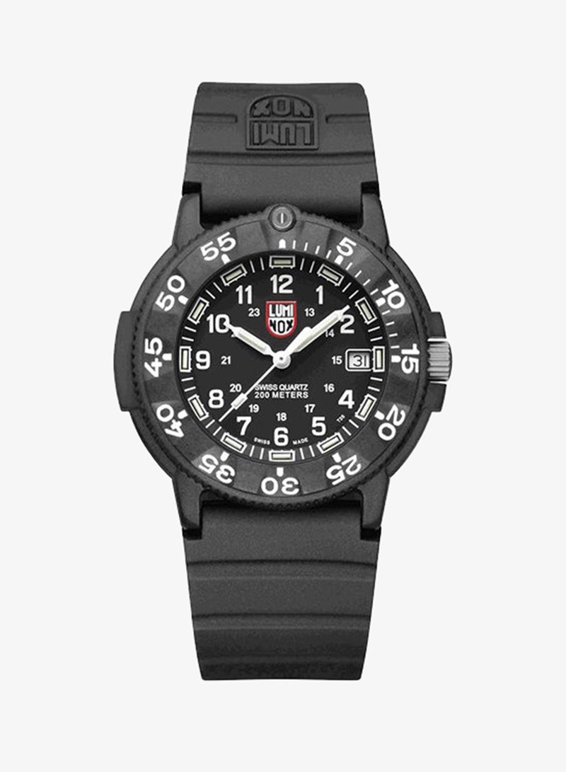 Luminox Unisex Analog Round Shape Rubber Wrist Watch XS.3001.F - 43 Mm - Image 1