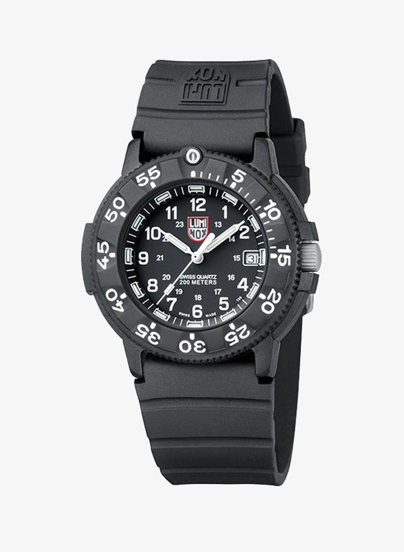 Luminox Unisex Analog Round Shape Rubber Wrist Watch XS.3001.F - 43 Mm - Image 3
