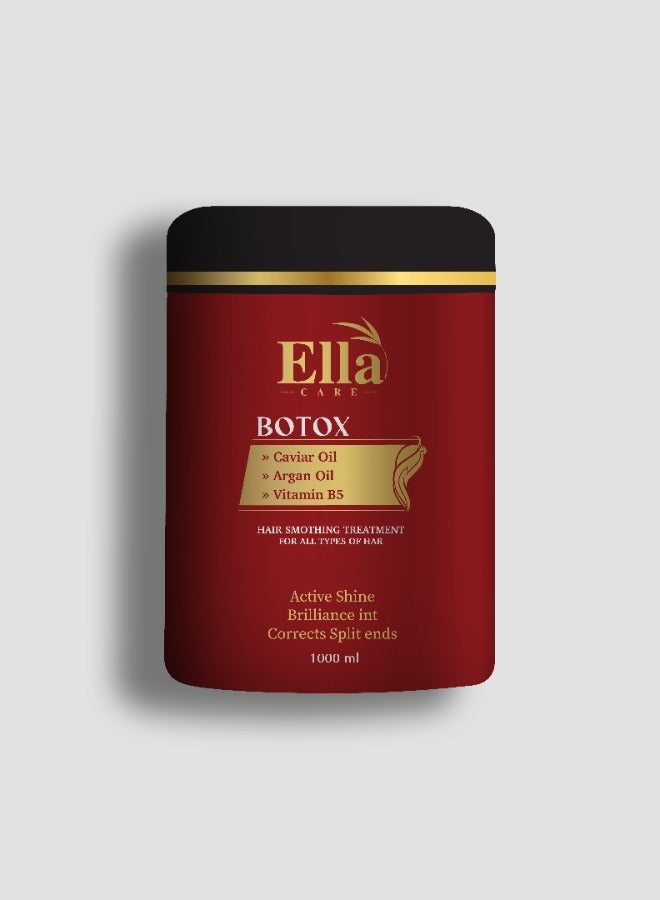 Ella Care Botox for smoothness and density with a formula of keratin, vitamin E and shea butter from ella care, 1000 ml - Image 3