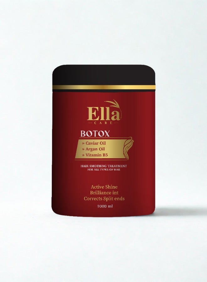 Ella Care Botox for smoothness and density with a formula of keratin, vitamin E and shea butter from ella care, 1000 ml - Image 5