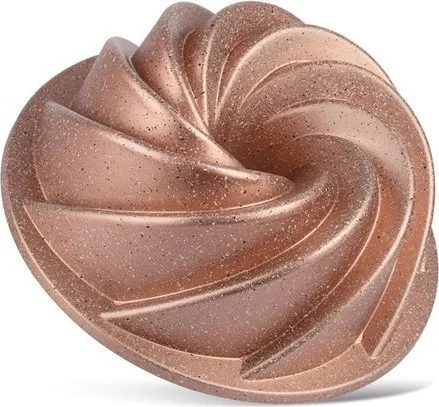 Nehir River Nilüfer Cast Granite Wind Vane Cake Mold Rosegold 26 cm