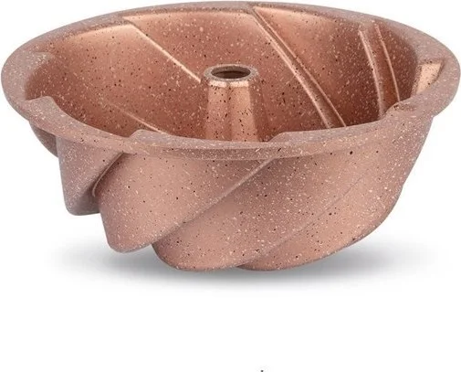 Nehir River Nilüfer Cast Granite Wind Vane Cake Mold Rosegold 26 cm