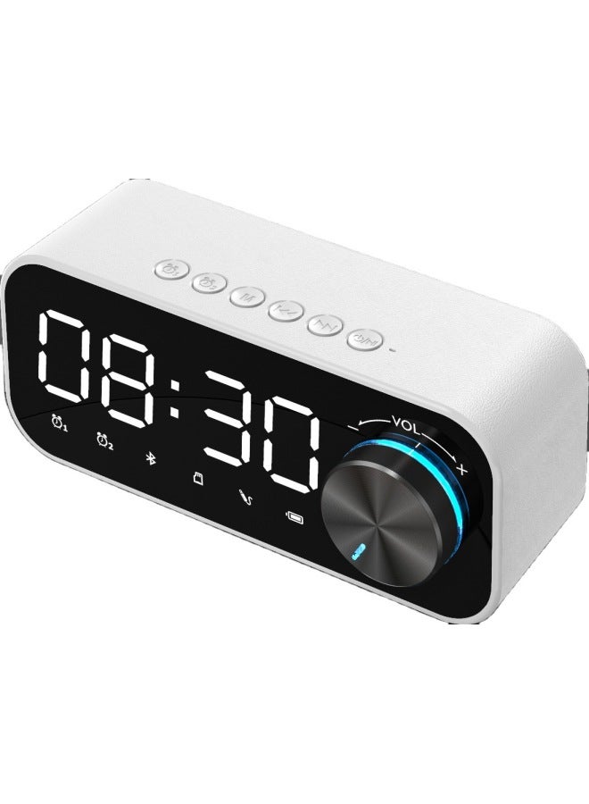 Neutral New Heavy Subwoofer Mini Bluetooth Speaker Card Dual Alarm Clock Applet Wireless Gift Bluetooth Stereo - Image 5