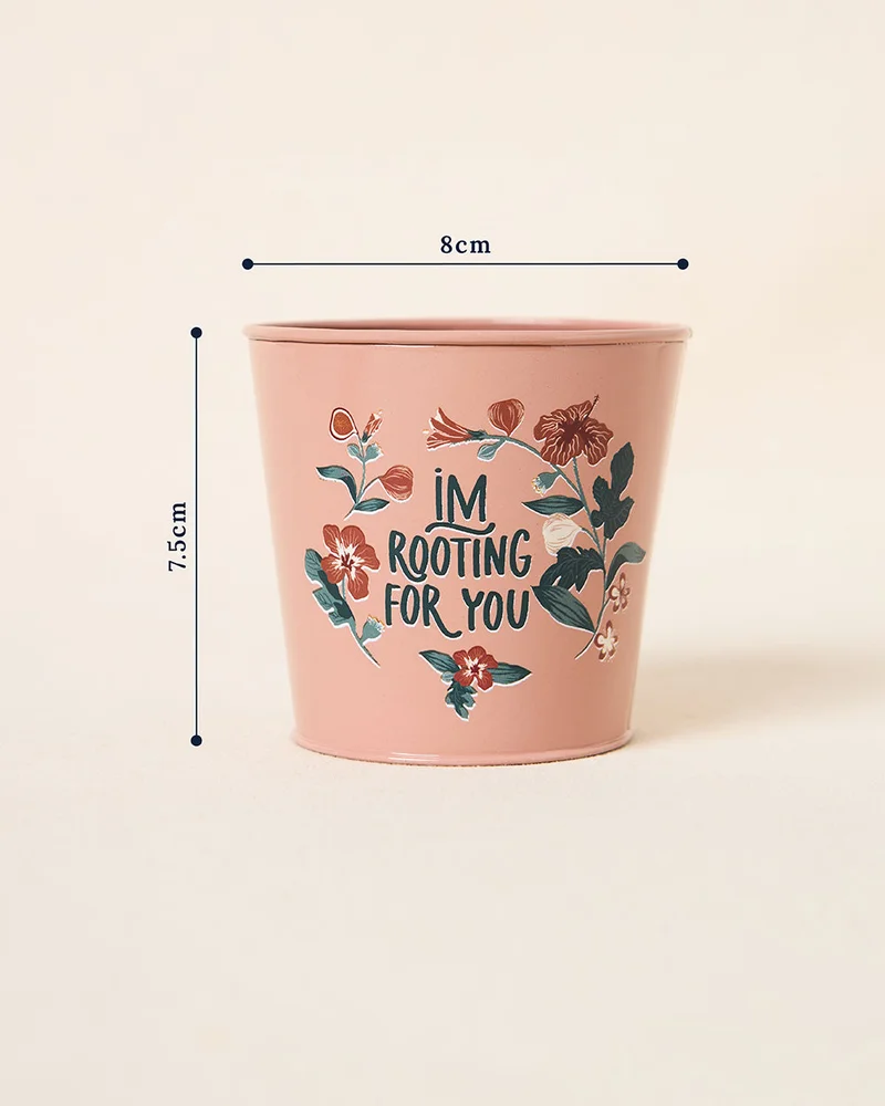 Chumbak Wildflower Metal Planter | Lost in Paradise