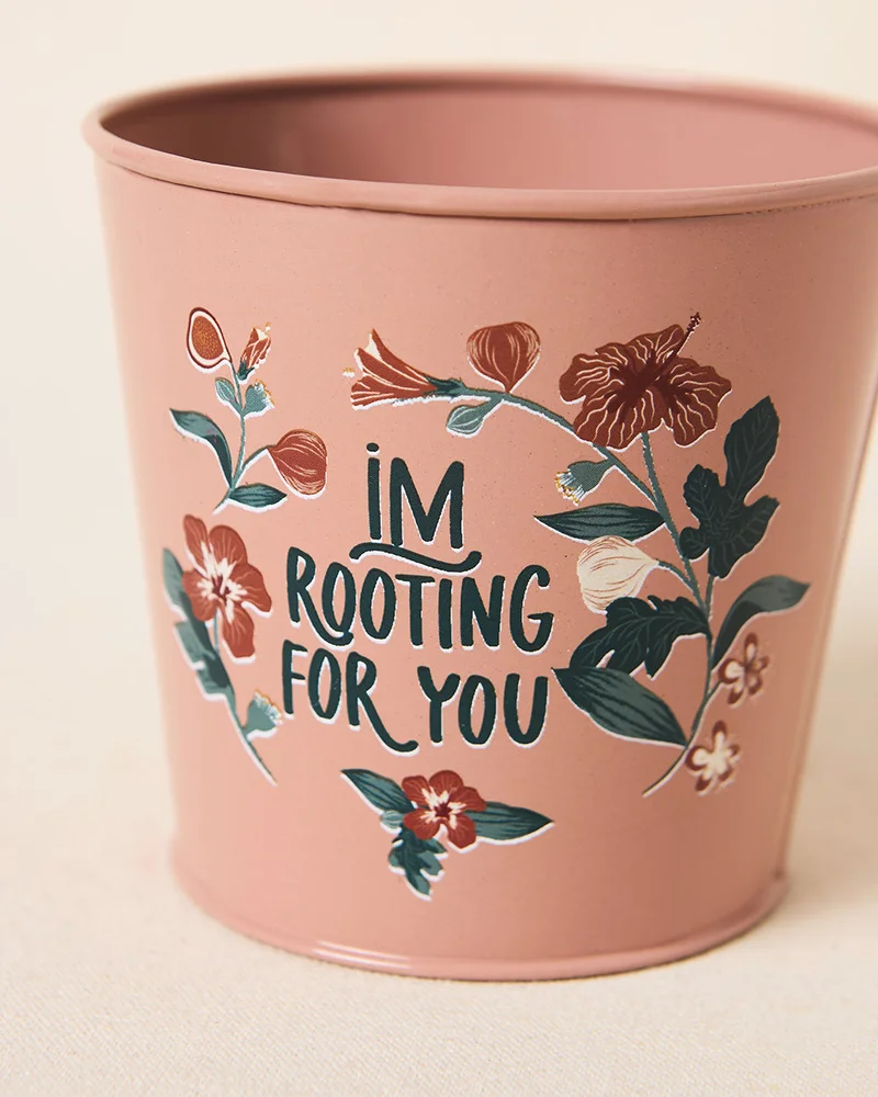 Chumbak Wildflower Metal Planter | Lost in Paradise