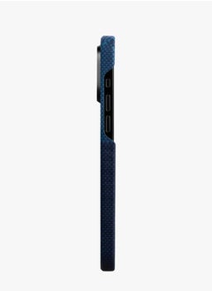 PITAKA iPhone15 Pro Case 6.1inch MagEZ Back Cover 4 / Raised Metal Lip for Camera Protection / 3D Grip Textured / MagSafe Compatible - Over the horizon  - Image 5