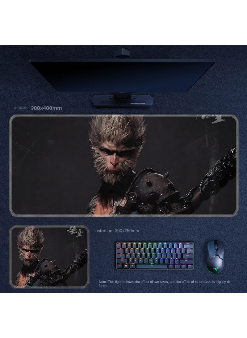 Y&D Black Myth Wukong PS5 Gaming Mouse Pad, Keyboard Pad, Waterproof with Non-Slip Rubber Base - Image 1