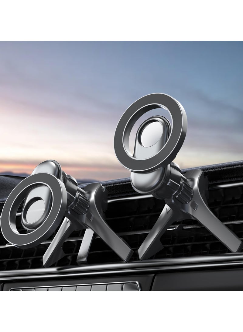 SYOSI Car Mount for Mag Safe , 360° Rotation Magnetic Car Phone Holder for Air Vent, iPhone Car Phone Mount Fit iPhone 15 14 13 12 Pro Max Plus, Samsung, LG, Mag Safe Car Accessories - Image 1