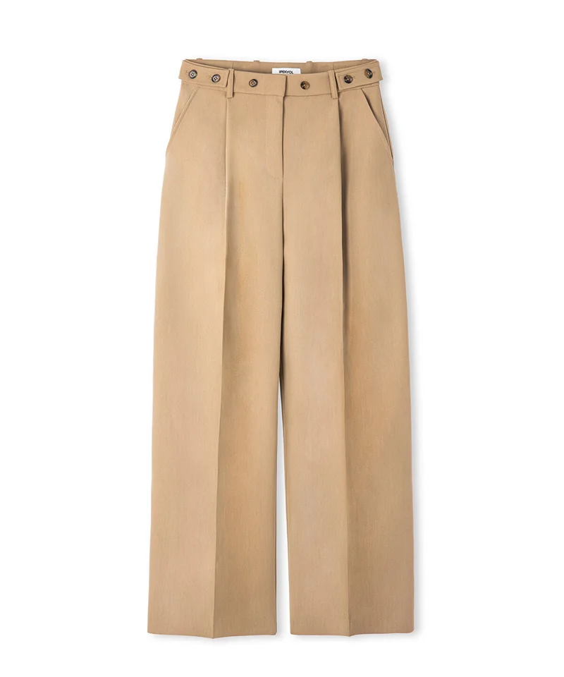 Ipekyol  Buttoned Wide-Leg Trousers for Women | Best Price UAE