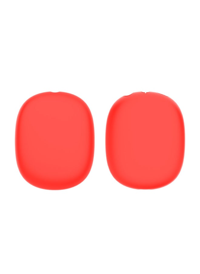 Generic - Suitable For Apple AirPods Max Head-mounted Headphone Head Beam Shell Ear Cap Silicone Protective Cover-Color:Red Shell-Model:Headphones For Apple AirPods Max - Image 1
