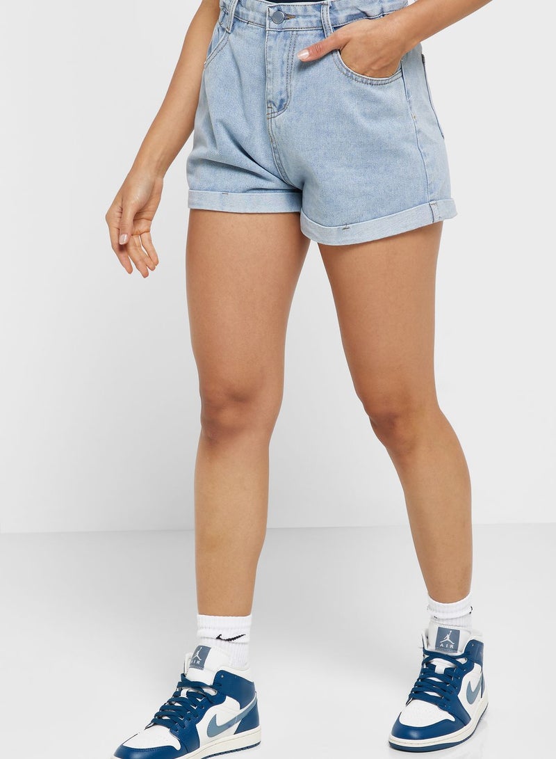 Highwaist Denim Shorts