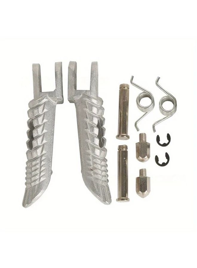 Black Front Rear Foot Pegs Motorcycle Modification Accessories Premium Durable - Image 3