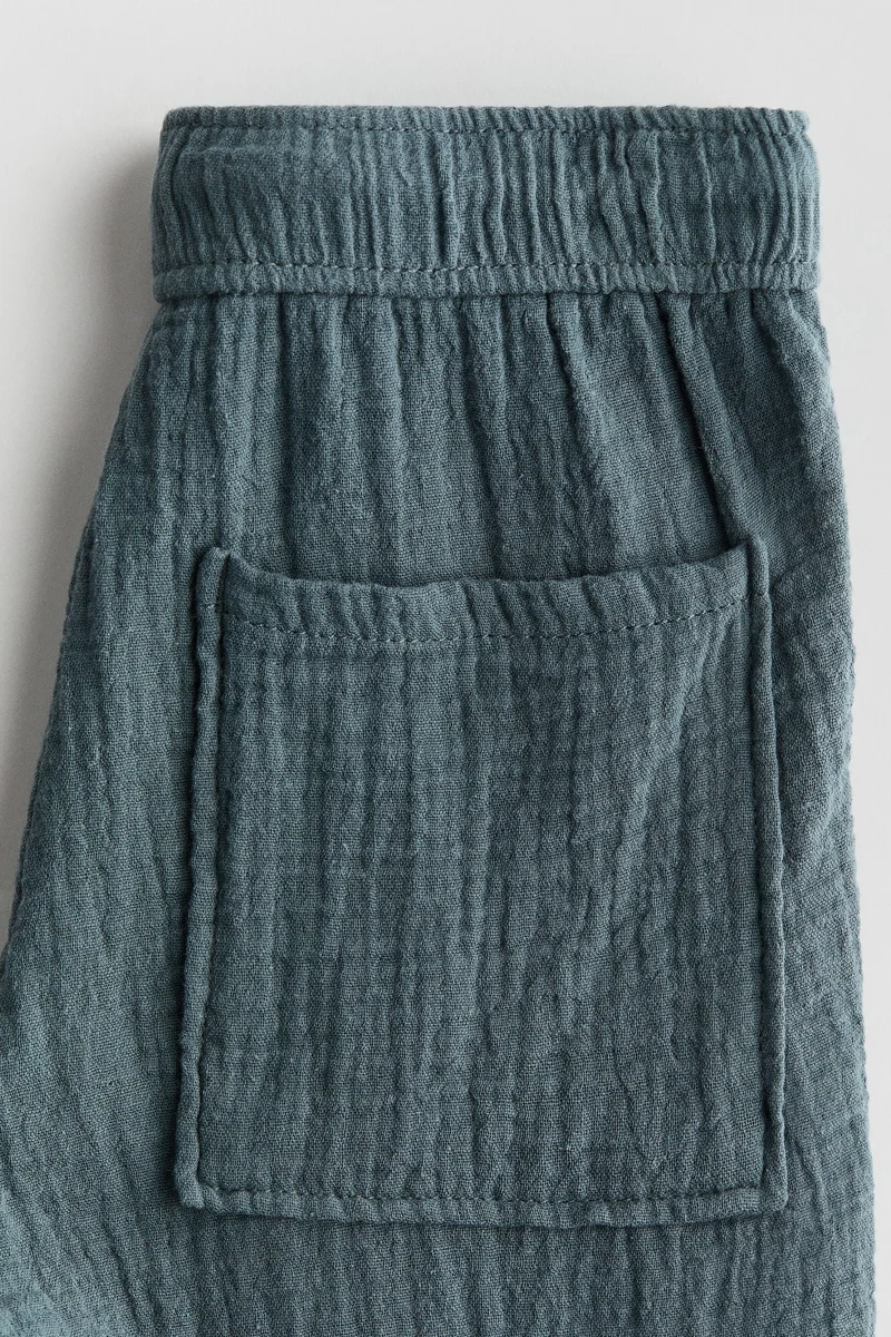 H&M Muslin drawstring trousers