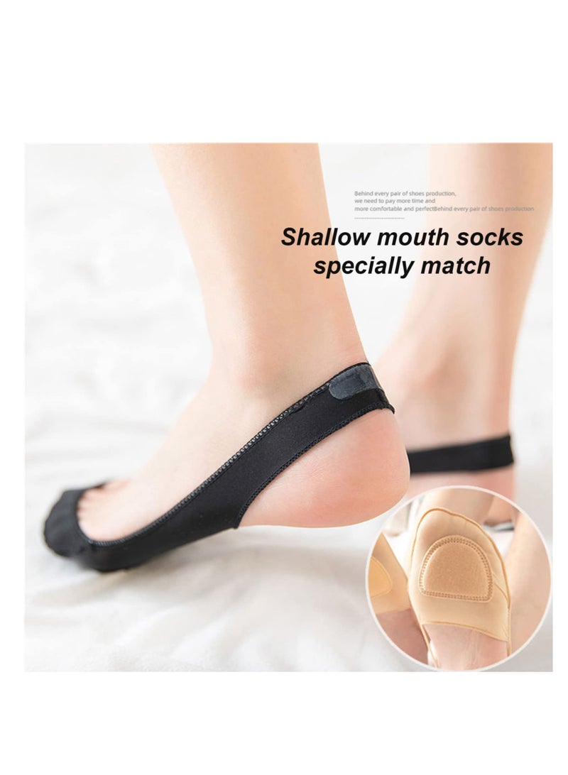 Sock-Style Metatarsal Pads for Women, Ball of Foot Cushions for Pain Relief and Foot Fatigue, Anti-Shedding Design, 4 Pairs for Blister and Callus Support, Focus on Foot Health. - Image 3