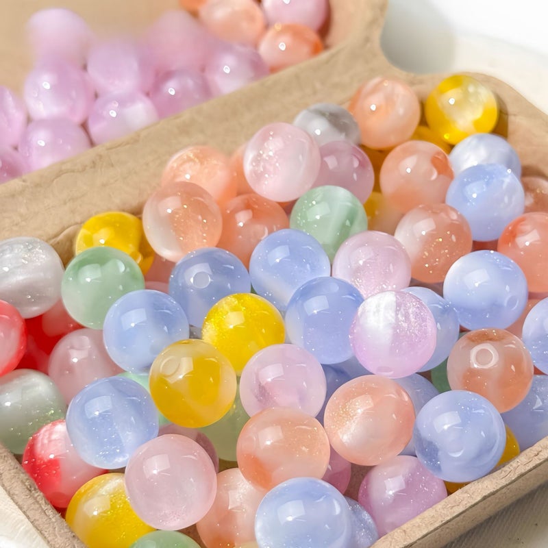 30 Pieces Green Photochromic Resin Beads Handmade Jewelry Making - Image 5