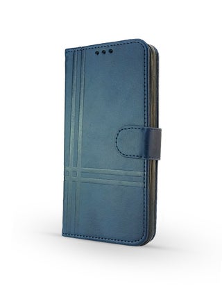 For Honor X9b Two-line design Flip Leather Wallet Card Slot Case with Kickstand,Strap Magnetic Closure,Included Internal Tpu Silicone Case,Compatible with Honor X9b (6.78'') (Blue) - pzsku/Z81C5DB5291536B6C0F65Z/45/_/1729674873/3ee064c1-2d4b-4b22-b603-b96683473649