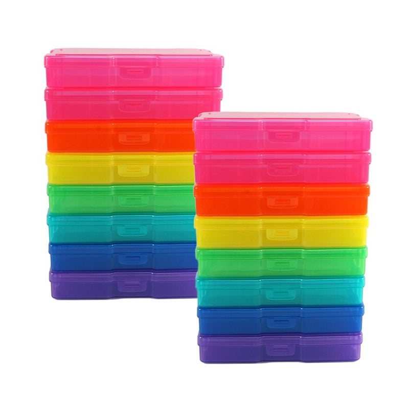 novelinks Photo Case 4" x 6", 16 Inner Photo Keeper Photo Organizer Photos Storage Containers Box for Photos (Multi-Colored) - Image 4