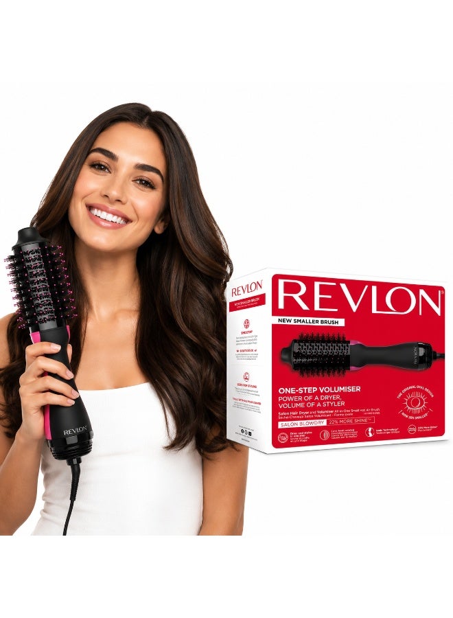 Revlon One Step Hair Dryer And Volumizer, 1100 Watts, Oval Brush Design, 2 heat setting plus cool setting - Image 1