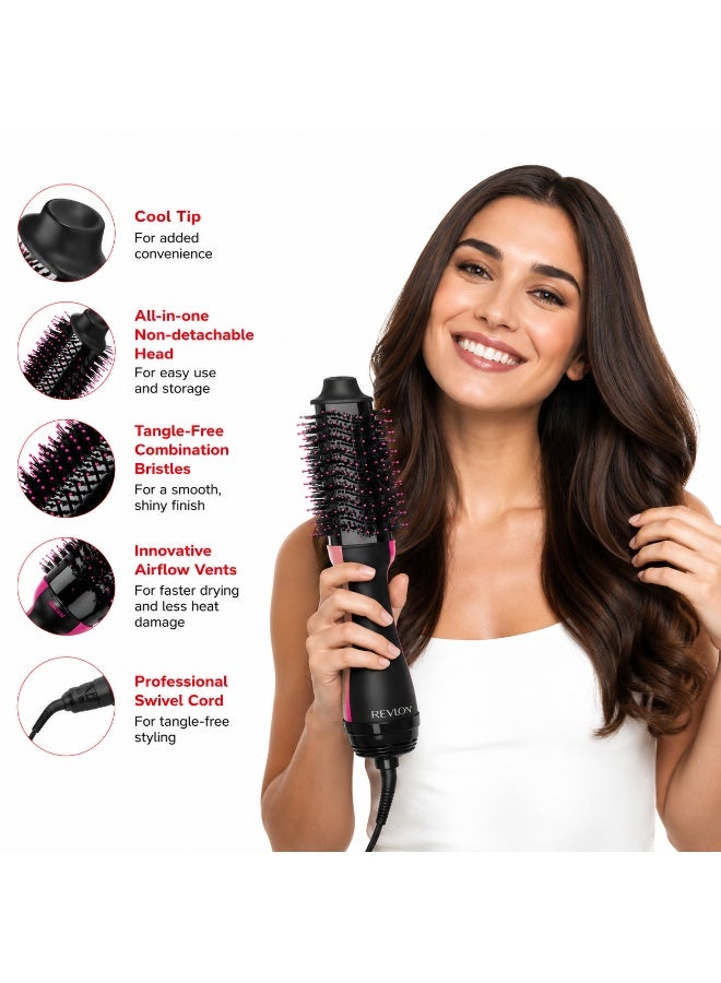 Revlon One Step Hair Dryer And Volumizer, 1100 Watts, Oval Brush Design, 2 heat setting plus cool setting - Image 4