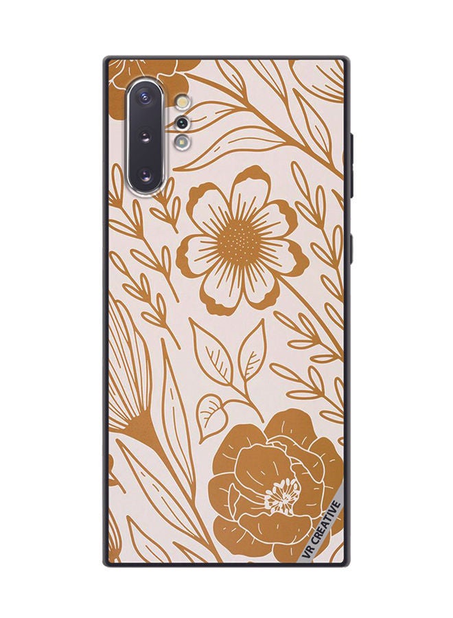 VR CREATIVE Protective Case Cover For Samsung Galaxy Note10 Plus 5G Floral Design Multicolour - Image 1