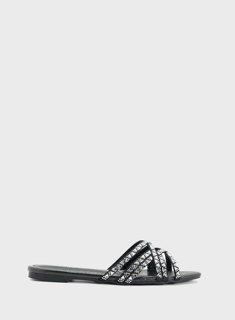 Khizana Studded Flat Sandal  - Image 1
