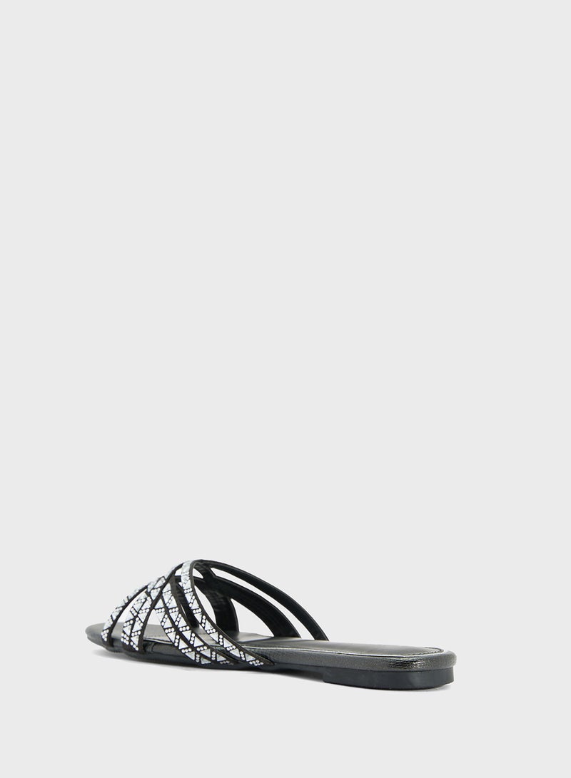 Khizana Studded Flat Sandal  - Image 2