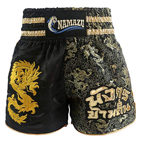 NAMAZU Muay Thai Shorts for Men and Women, High Grade MMA Gym Boxing Kickboxing Shorts Workout Training Grappling Martial Arts Fight Shorts Clothing. - Image 3