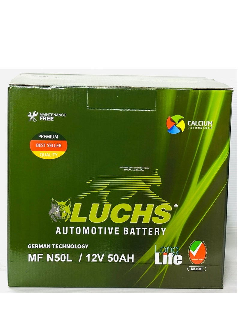 Luchs - Car battery 12V 50AH N50L-MF - Image 1