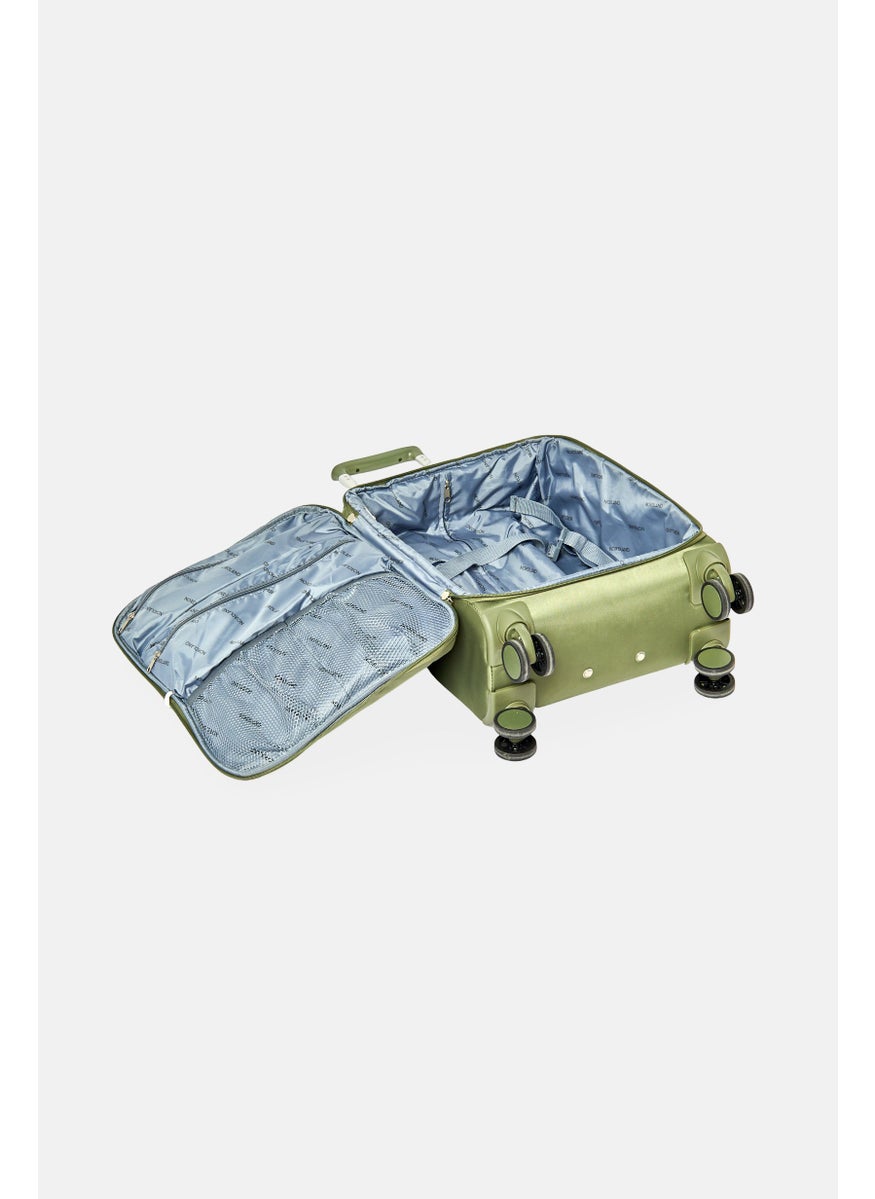 Nordland 20 Inch Brand Logo Compact Spinner Luggage, Dark Green  - Image 5
