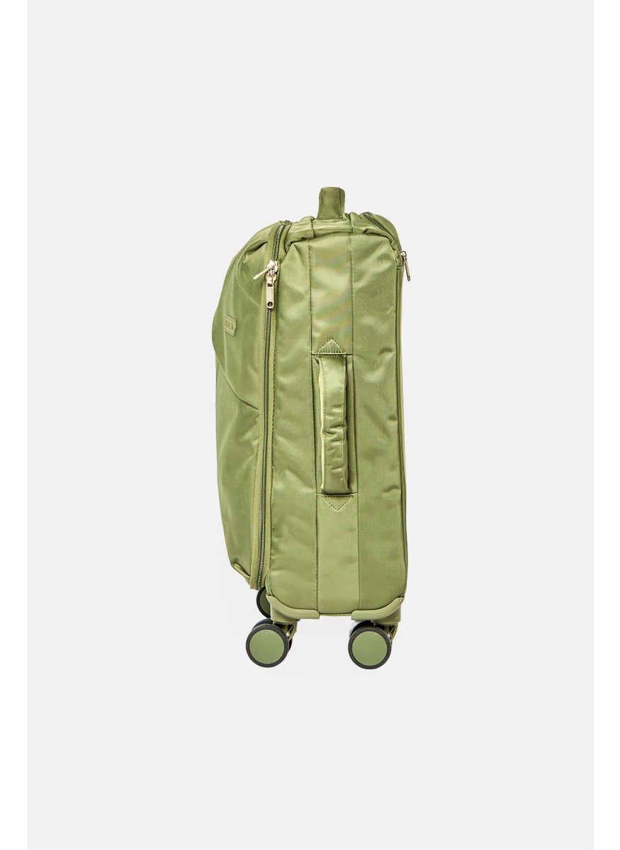 Nordland 20 Inch Brand Logo Compact Spinner Luggage, Dark Green  - Image 3