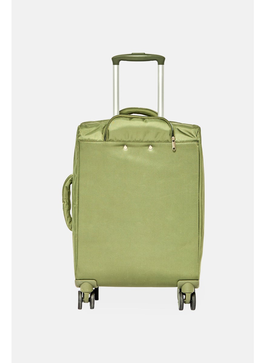 Nordland 20 Inch Brand Logo Compact Spinner Luggage, Dark Green  - Image 2