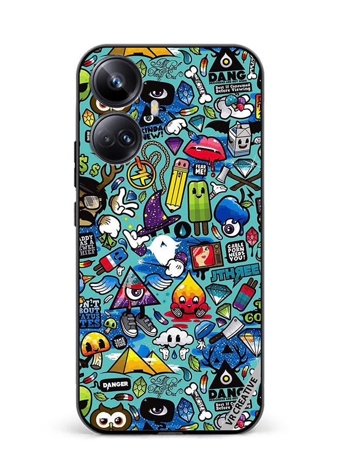 VR CREATIVE Protective Case Cover For Realme 10 Pro Plus Coooloie Design Multicolour - Image 1