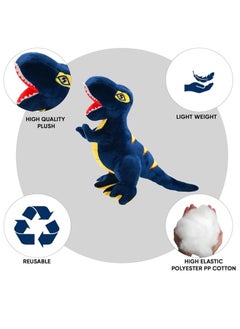 MAGIC VAULT Dinosaur Plush Toy, T-Rex Stuffed Animal Pillow, 47cm Soft Dinosaur Plush Cushion, Cute Plush Toys for Baby Kids, Dinosaur Plushie Gift for Boys Girls, Cuddly T-Rex Pillow for Room Decor  - Image 3